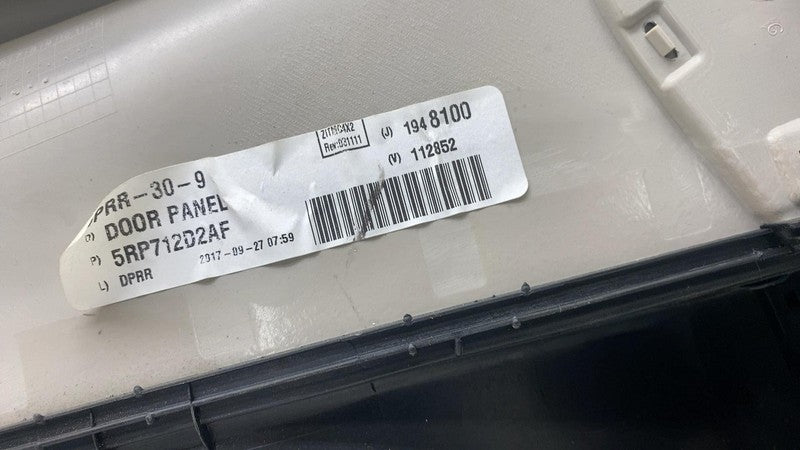 2017-2025 Chrysler Pacifica Rear Right Sliding Door Trim Panel 5RP712D