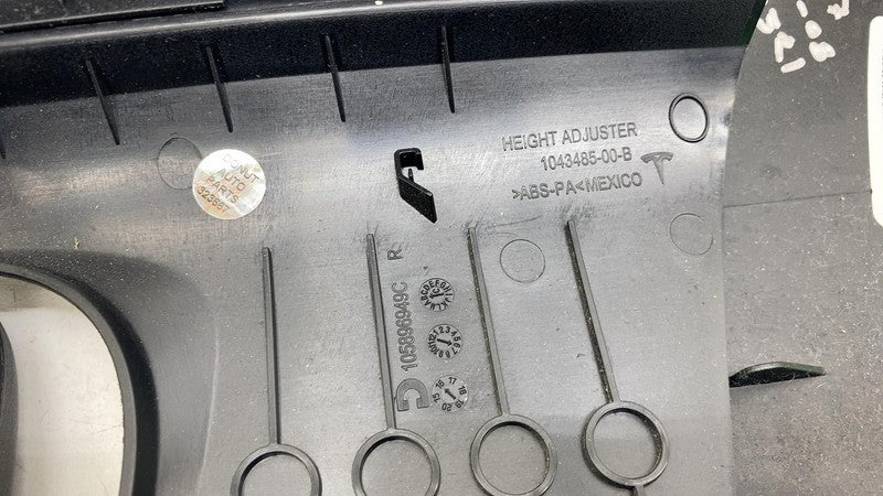 **16-20 Model X Right Passenger B-Pillar Lower Trim Panel 1035954-94-D