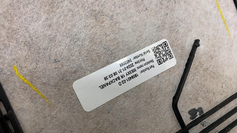 2024-2025 Tesla Model 3 Front Seat Back Panel Trim - Left/Right 1R